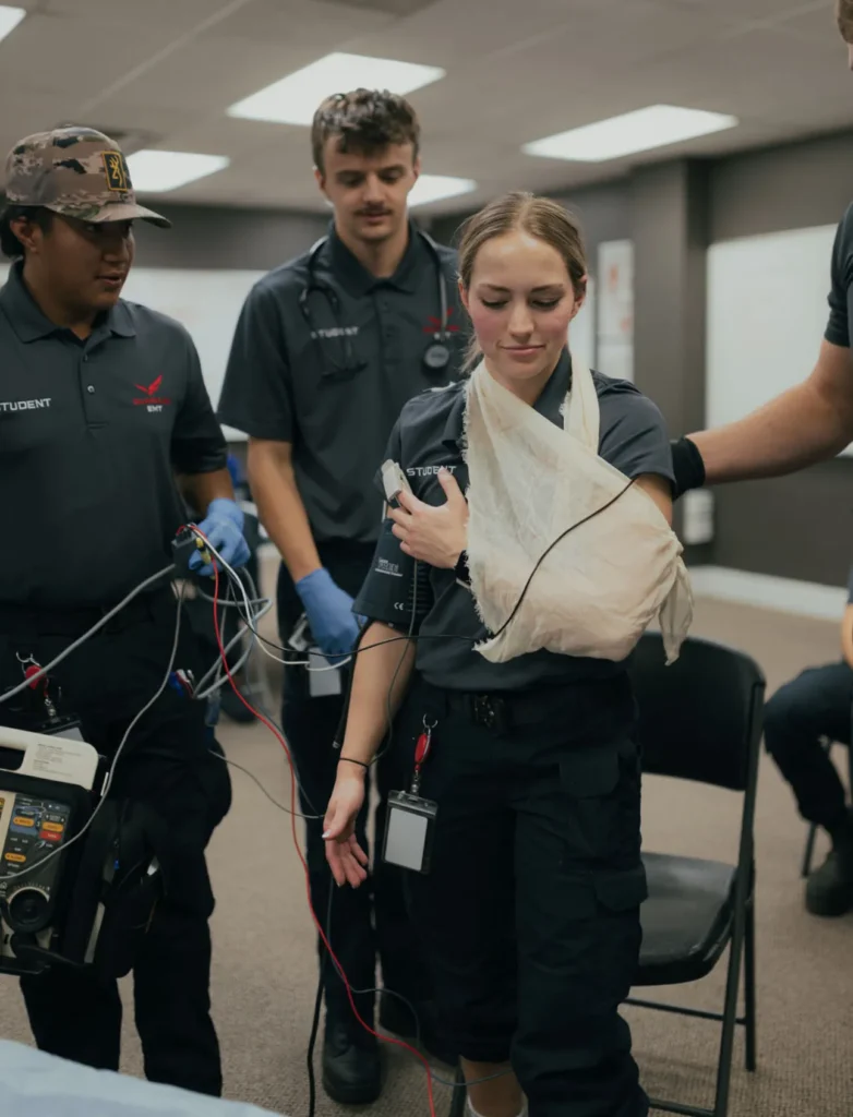 emts working on emt skills